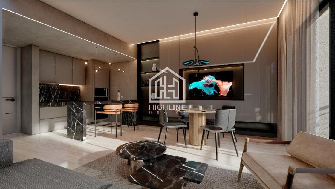1-Bedroom Apartment for Sale in the Residential Area of Playa del Carmen