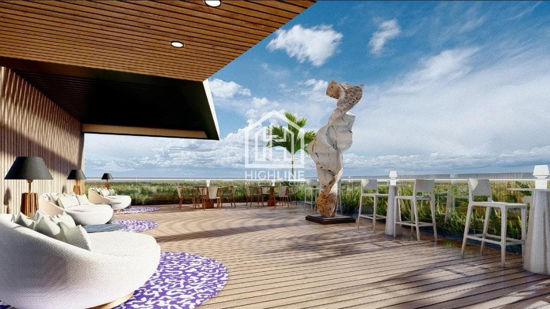 1-Bedroom Apartment for Sale in the Residential Area of Playa del Carmen