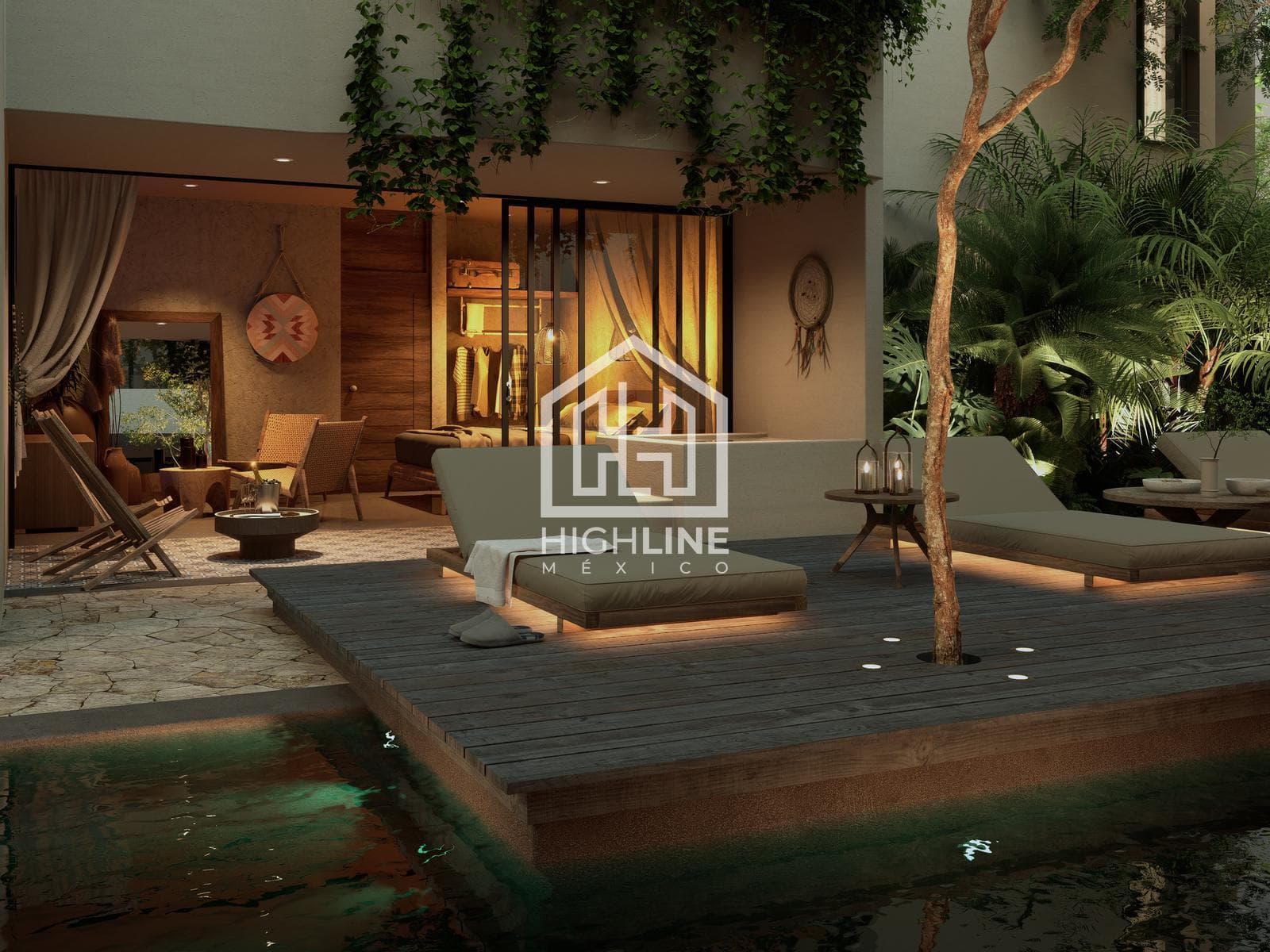 STUDIO FOR SALE IN TULUM WITH AN INFINITY POOL, ROOFTOP, AND COWORKING SPACE
