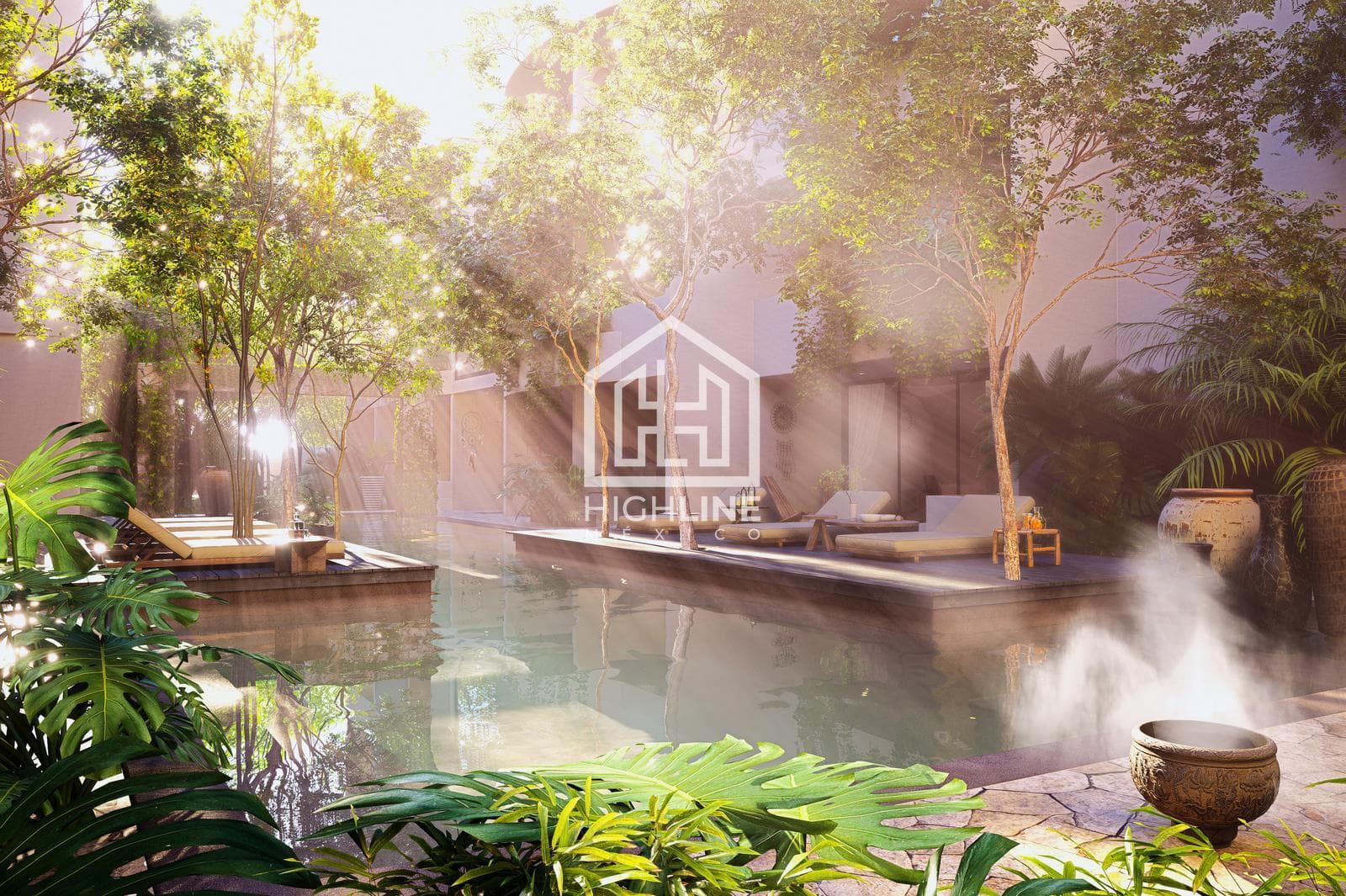 STUDIO FOR SALE IN TULUM WITH AN INFINITY POOL, ROOFTOP, AND COWORKING SPACE