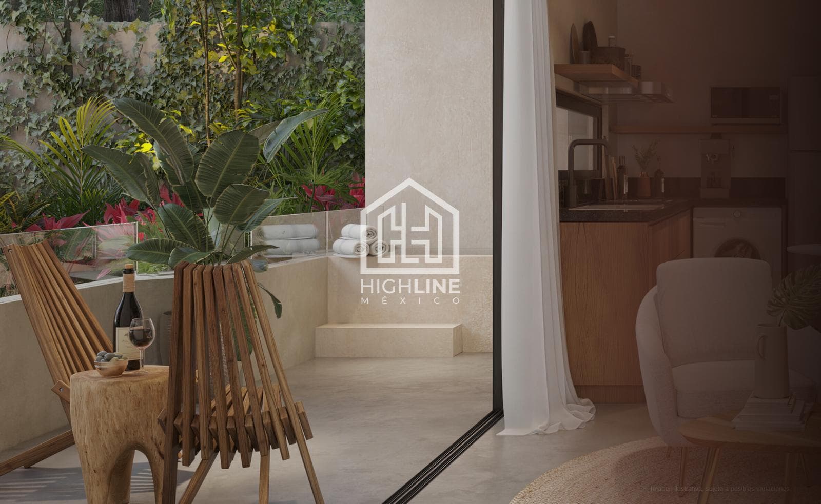 STUDIO FOR SALE IN TULUM WITH AN INFINITY POOL, ROOFTOP, AND COWORKING SPACE
