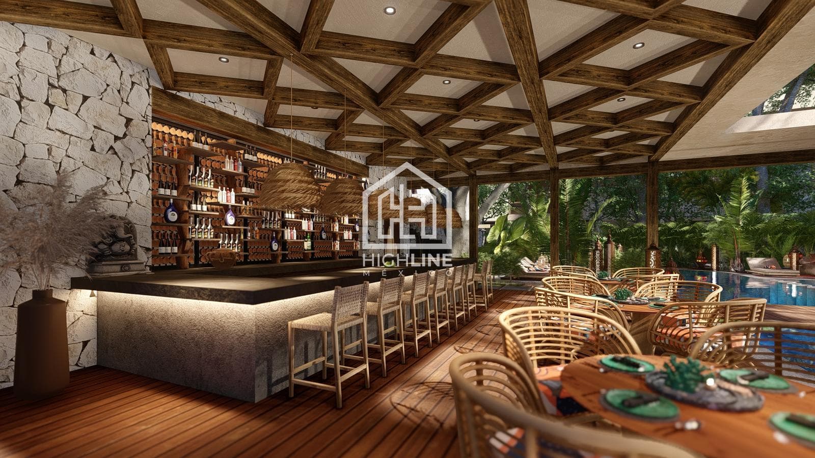 STUDIO FOR SALE IN TULUM WITH A POOL, SPA, AND COWORKING SPACE