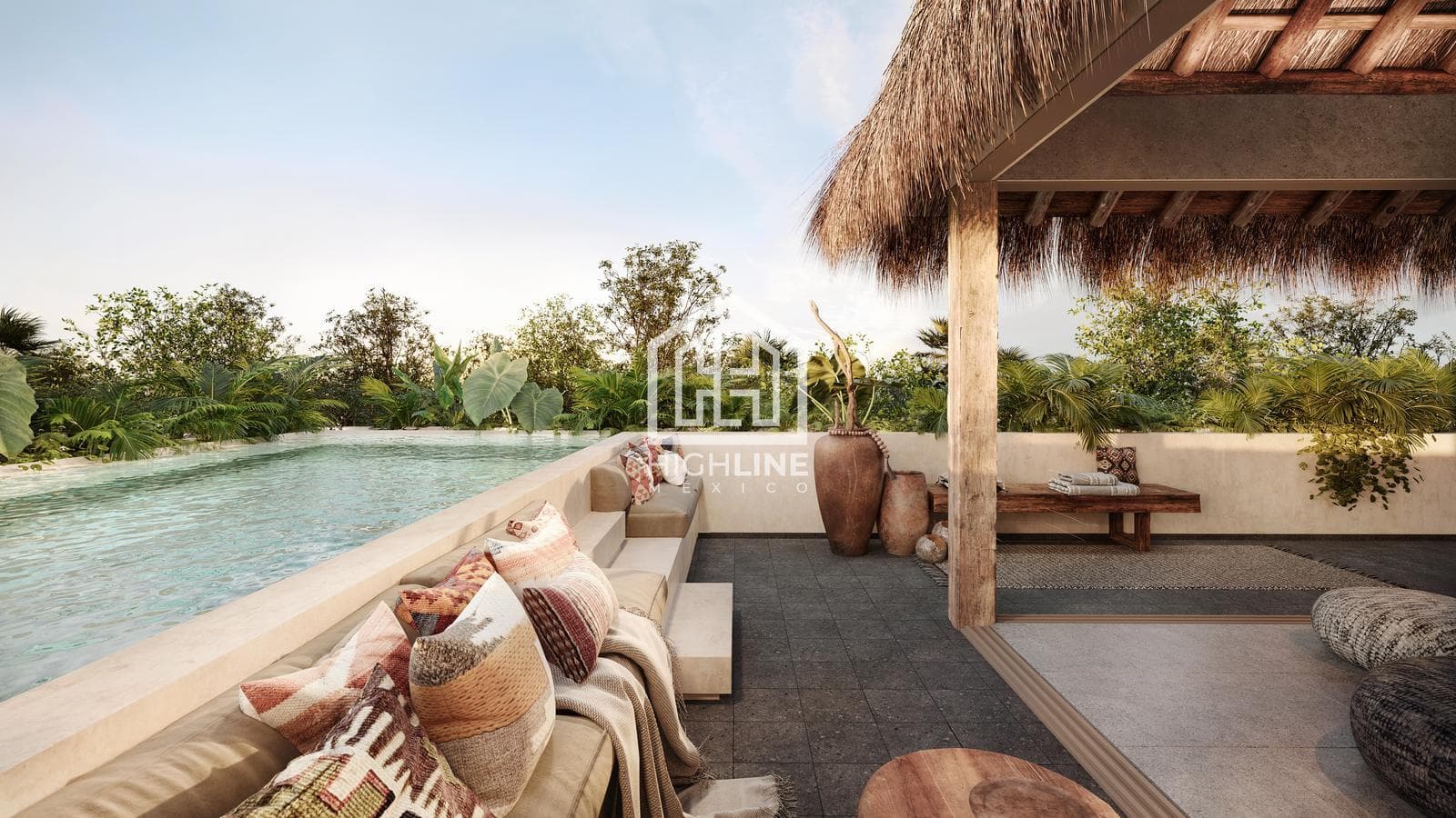 STUDIO FOR SALE IN TULUM WITH A POOL, SPA, AND COWORKING SPACE