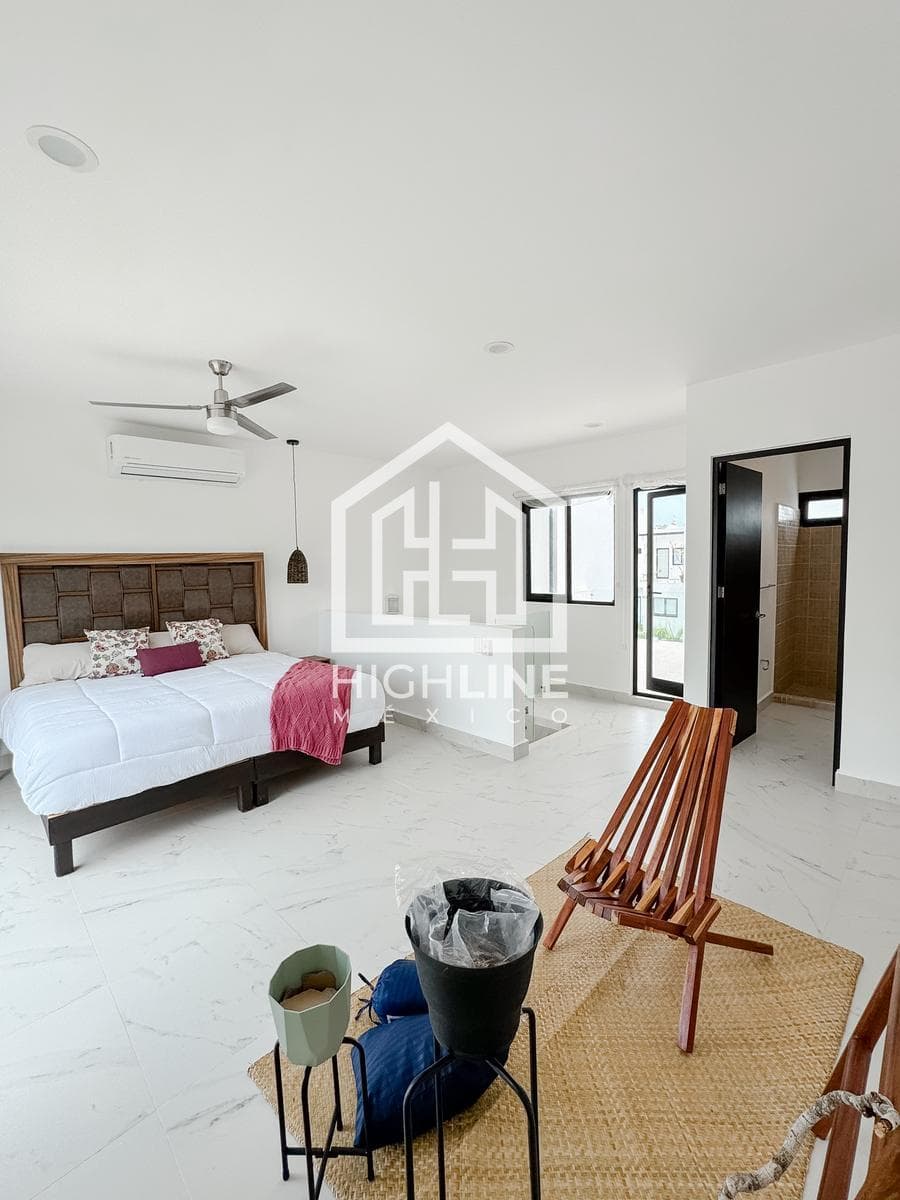 3-BEDROOM HOUSE / TULUM / 2 MINUTES FROM A NEW SHOPPING CENTER / 10 MINUTES FROM THE BEACH / ROI.