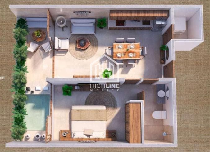 Apartment for Sale—Fully Furnished with a Pool and Gym—Ideal for Living or Renting