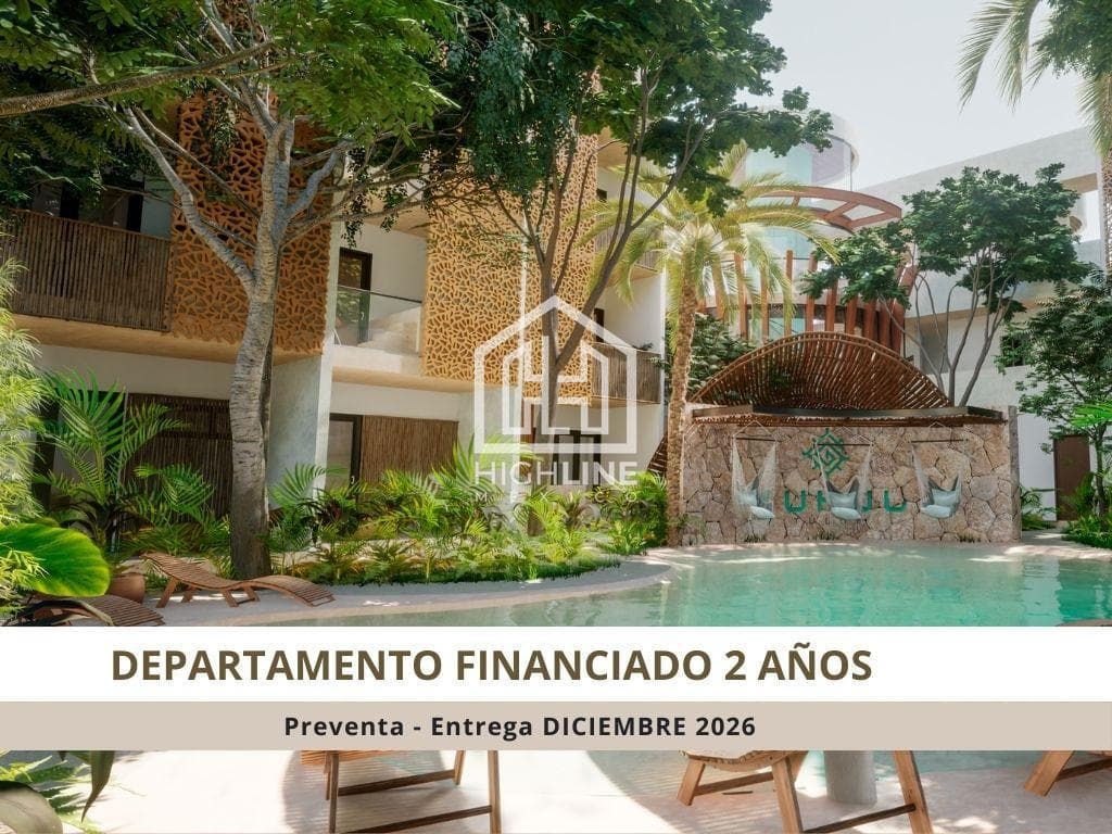 1-Bedroom Apartment with Plunge Pool | Direct Financing in Tulum
