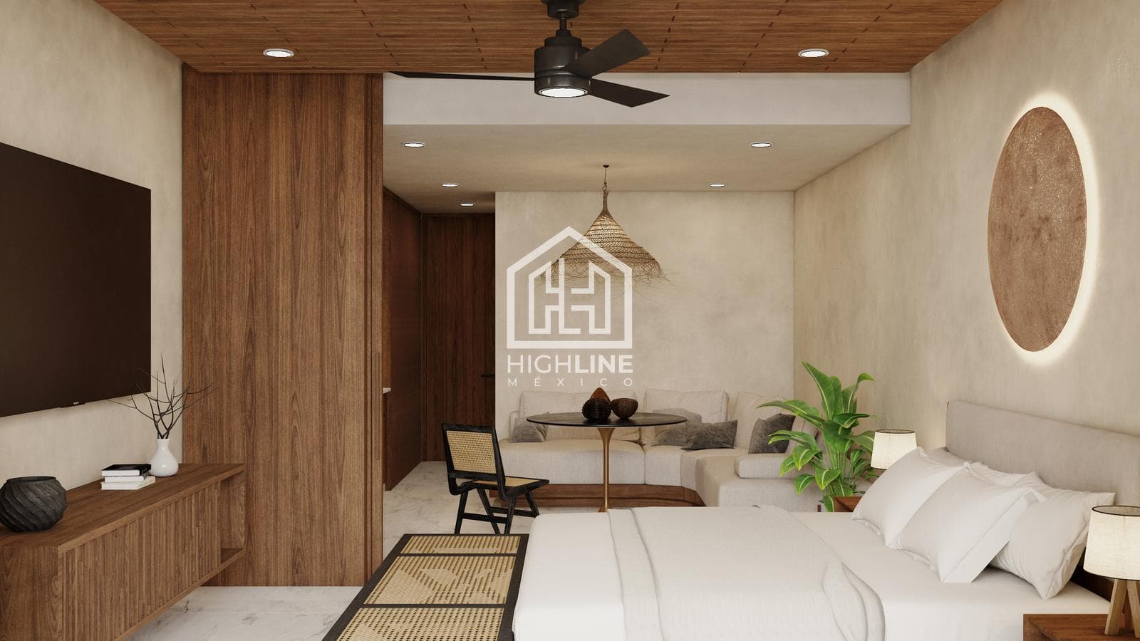 Apartment for sale in Puerto Morelos with ocean view, 50 m²