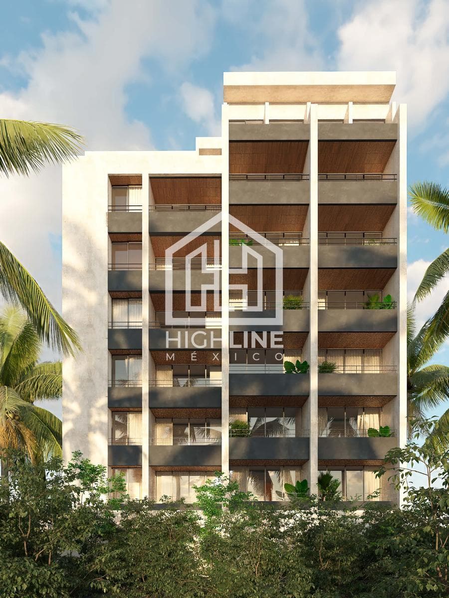 Apartment for sale in Puerto Morelos with ocean view, 50 m²