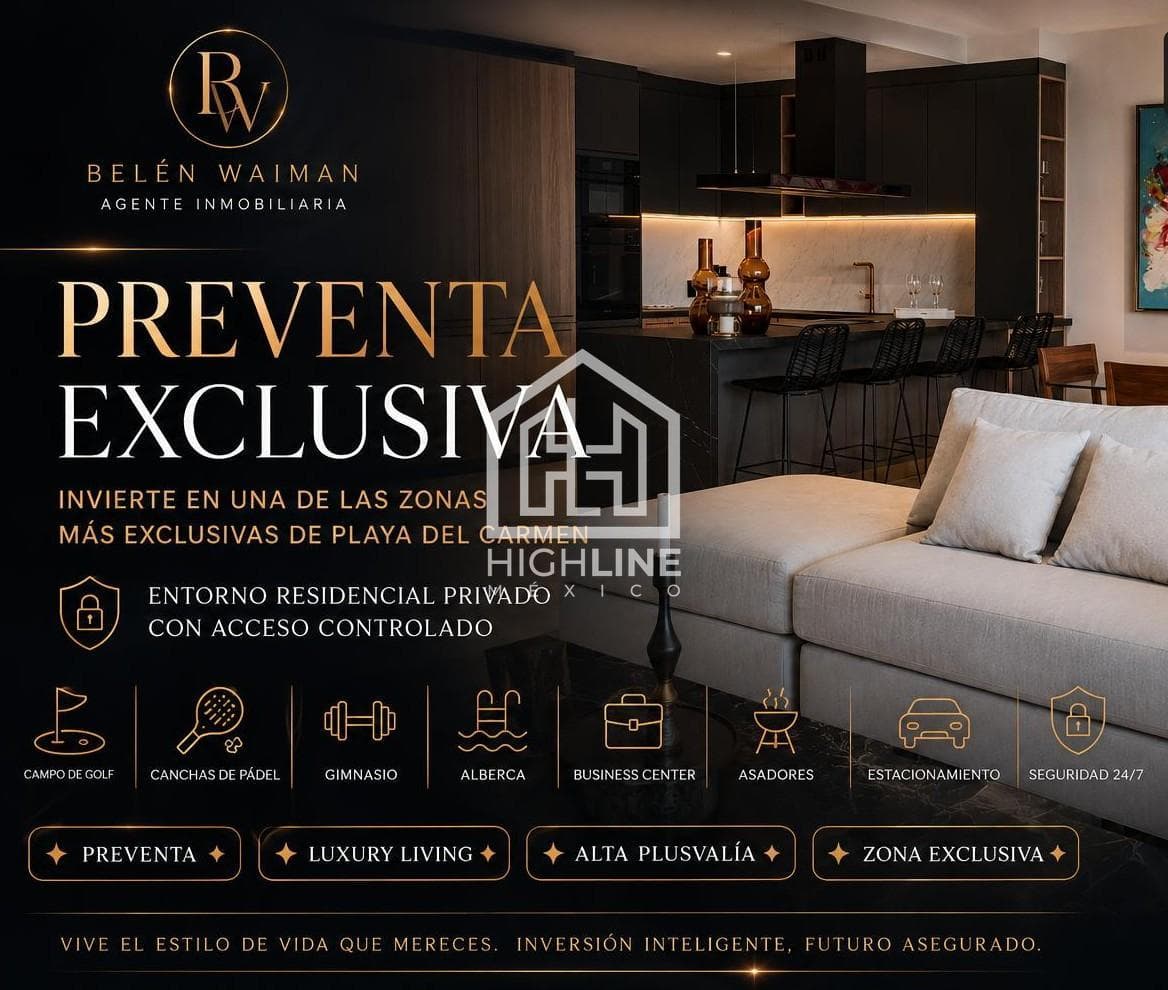 Pre-sale in Playacar | Luxury Condo with 20% Down Payment