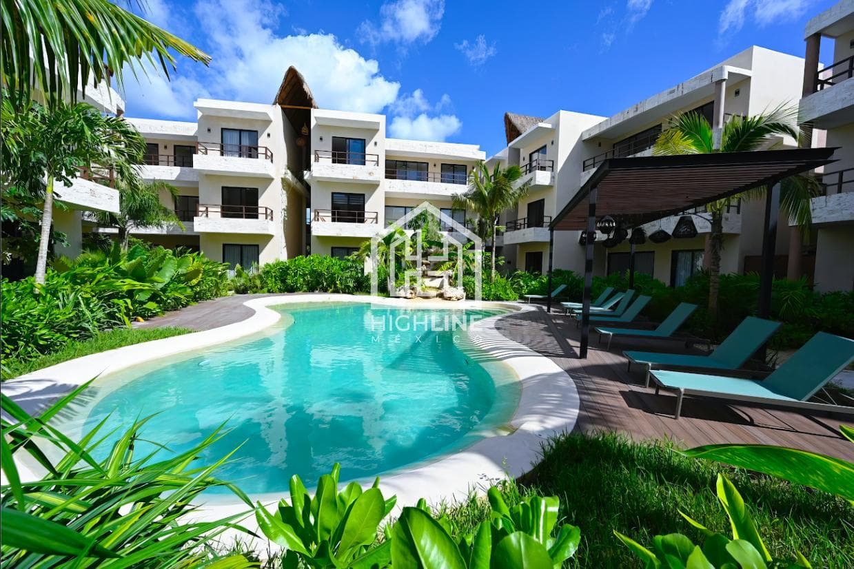 1-BEDROOM APARTMENT IN TULUM WITH A POOL AND GYM—DIRECT FINANCING AVAILABLE