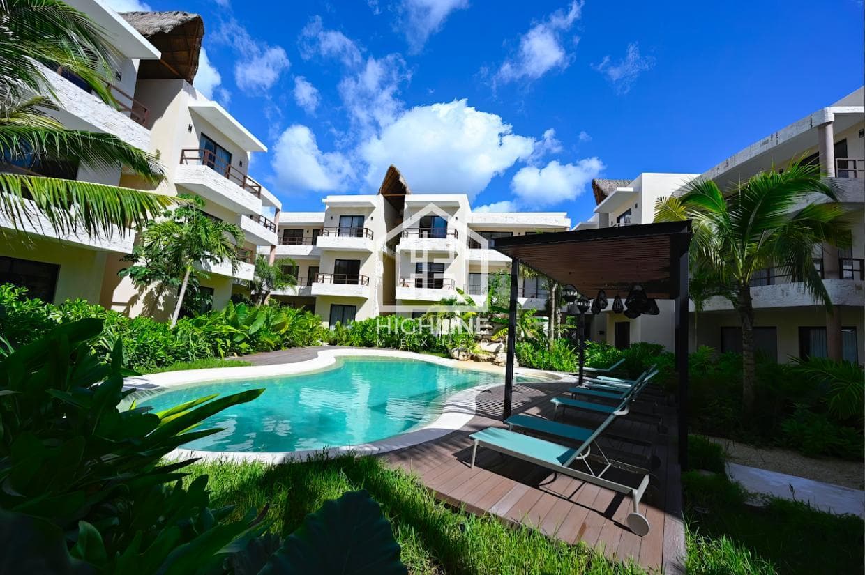 1-BEDROOM APARTMENT IN TULUM WITH A POOL AND GYM—DIRECT FINANCING AVAILABLE