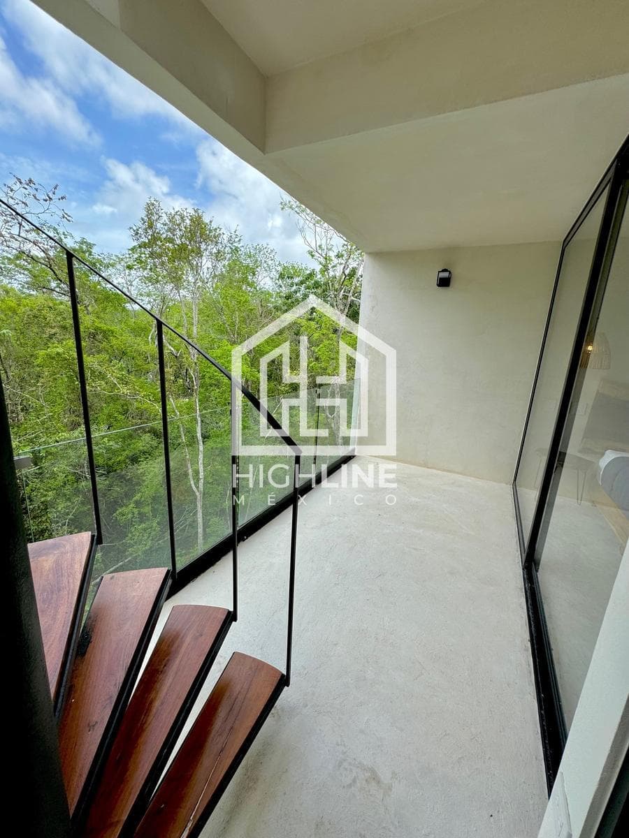 Penthouse in Tulum with Private Rooftop, 1 Bedroom | Financing available.