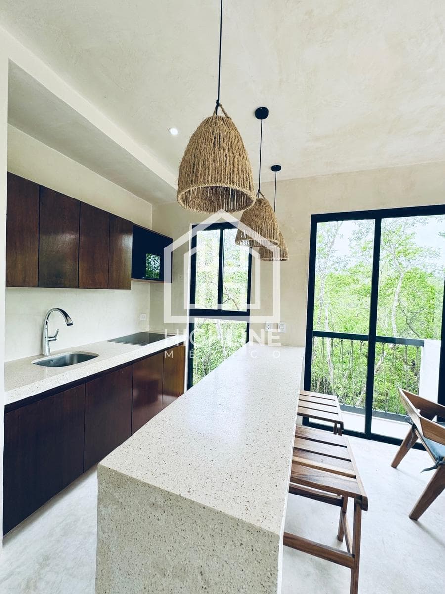 Penthouse in Tulum with Private Rooftop, 1 Bedroom | Financing available.