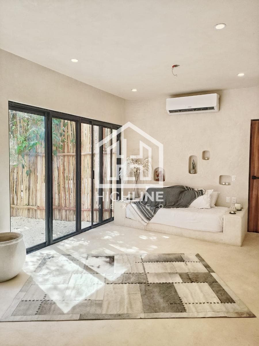 Ground-Floor Apartment with a Private Garden and Pool in Tulum