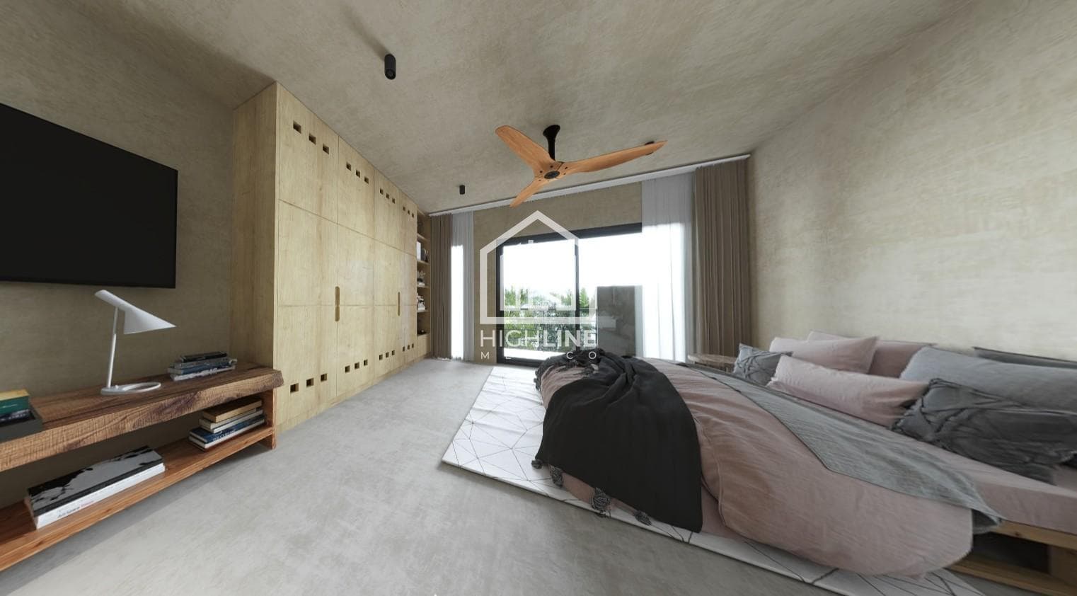 Loft with a Terrace in a Residential Complex – Cancún