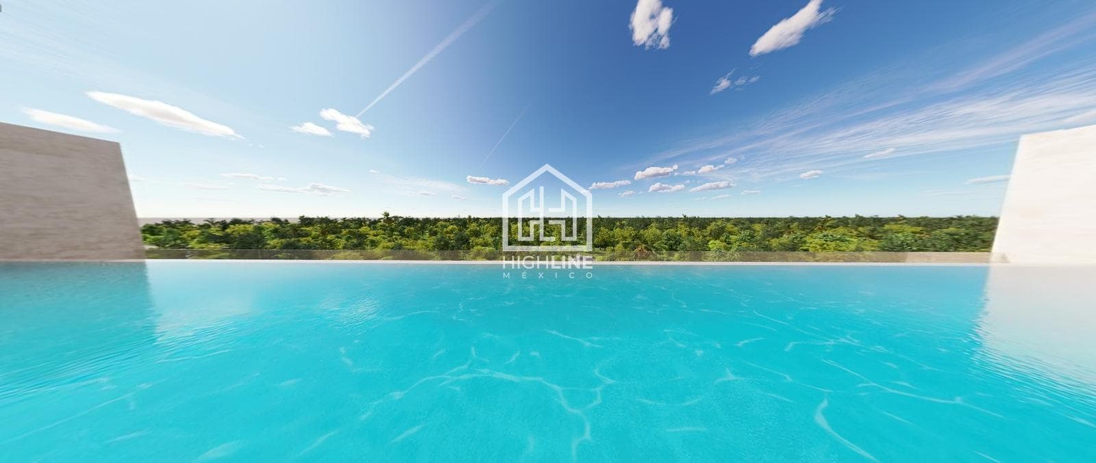 Loft with a Terrace in a Residential Complex – Cancún