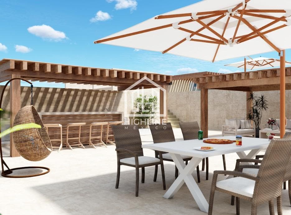 Loft with a Terrace in a Residential Complex – Cancún