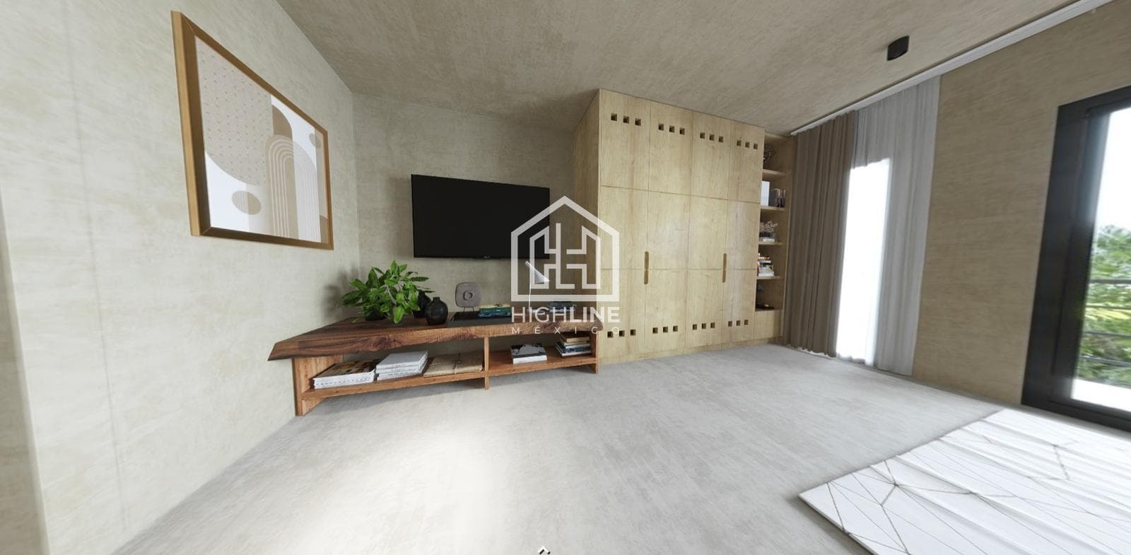 Loft with a Terrace in a Residential Complex – Cancún