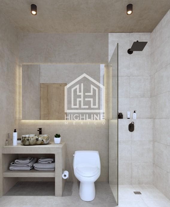 Loft with a Terrace in a Residential Complex – Cancún