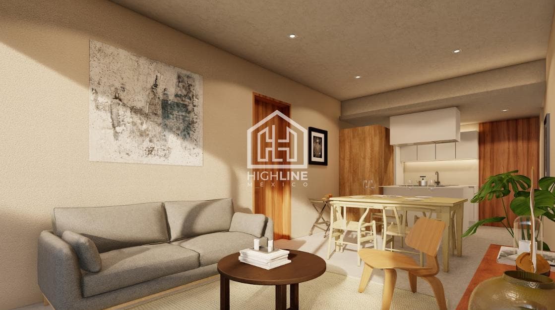 Apartment for Sale in Downtown Cancún (Huayacan), 15 minutes from the Hotel Zone