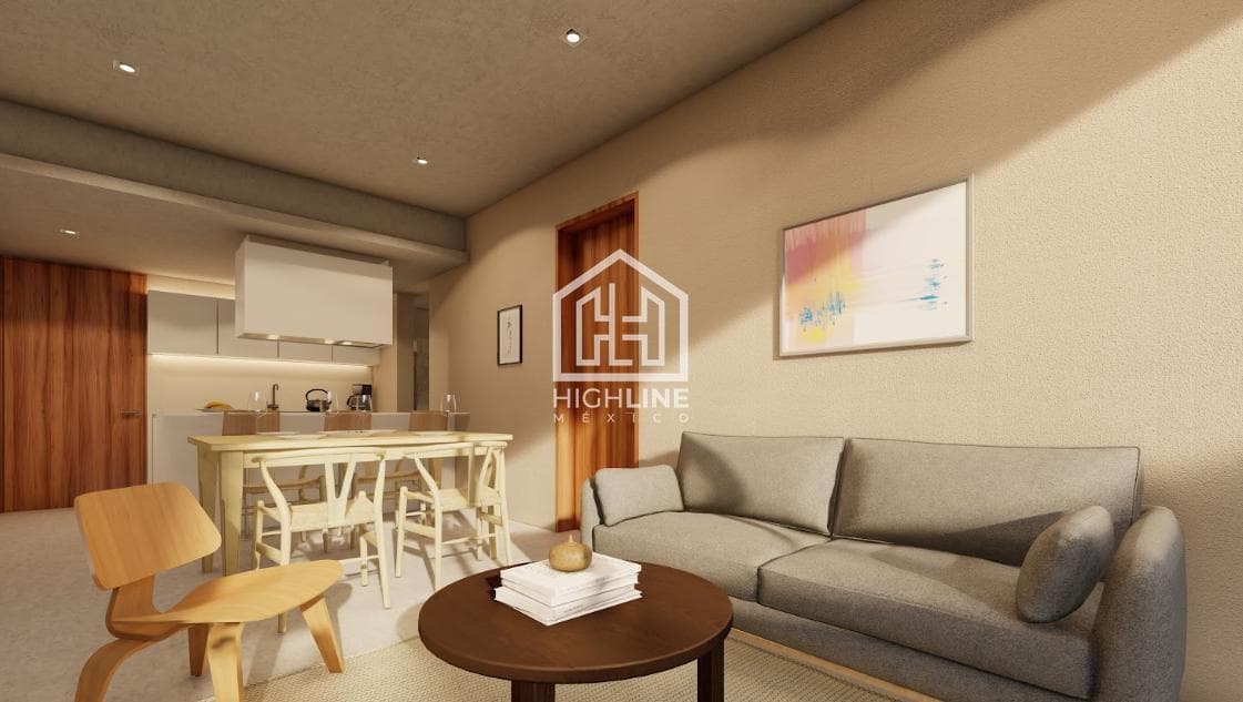 Apartment for Sale in Downtown Cancún (Huayacan), 15 minutes from the Hotel Zone