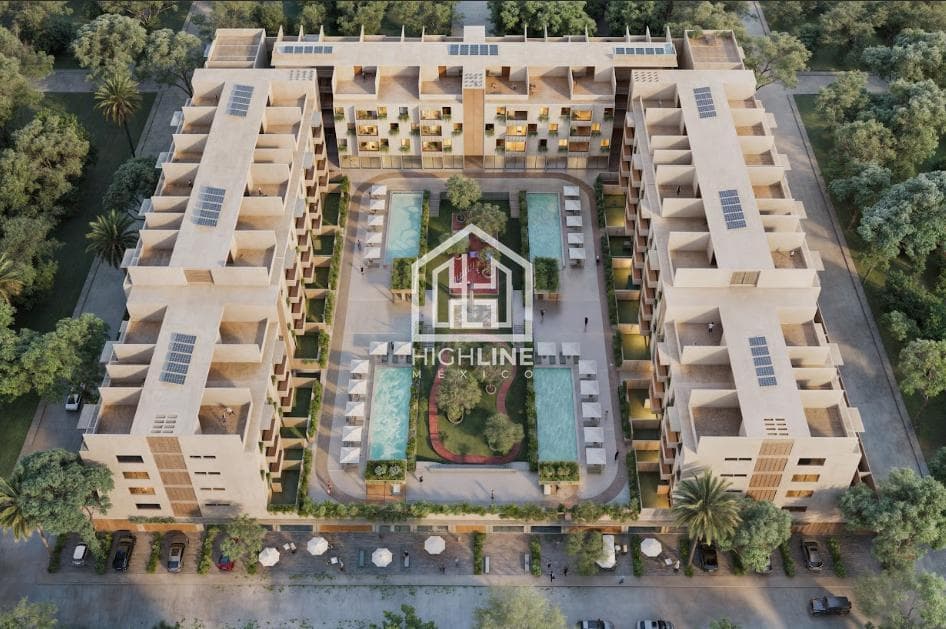 Apartment for Sale in Downtown Cancún (Huayacan), 15 minutes from the Hotel Zone