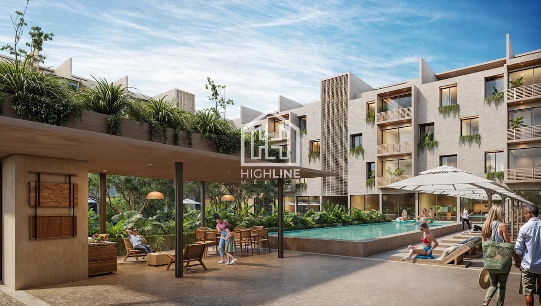 Apartment for Sale in Downtown Cancún (Huayacan), 15 minutes from the Hotel Zone