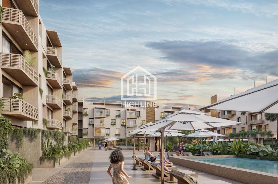 Apartment for Sale in Downtown Cancún (Huayacan), 15 minutes from the Hotel Zone