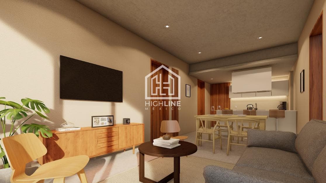 Apartment for Sale in Downtown Cancún (Huayacan), 15 minutes from the Hotel Zone