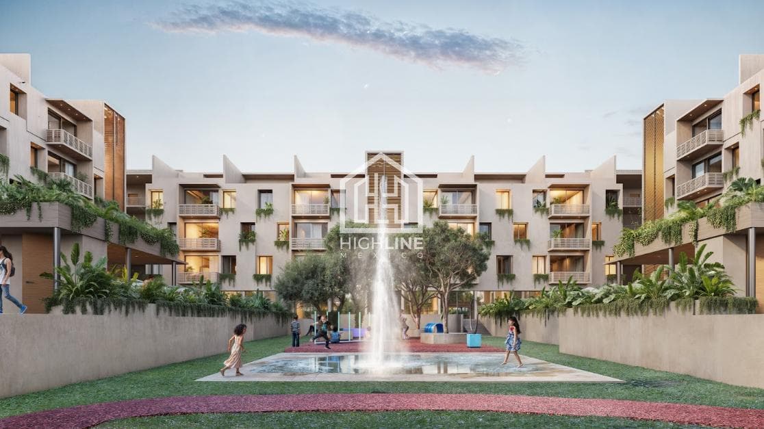Apartment for Sale in Downtown Cancún (Huayacan), 15 minutes from the Hotel Zone