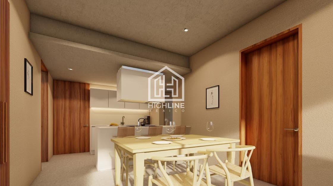 Apartment for Sale in Downtown Cancún (Huayacan), 15 minutes from the Hotel Zone