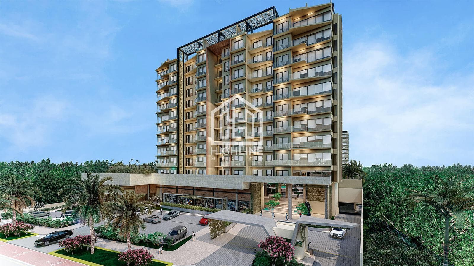 2-Bedroom Apartment in Huayacan, Cancún, with Resort-Style Amenities