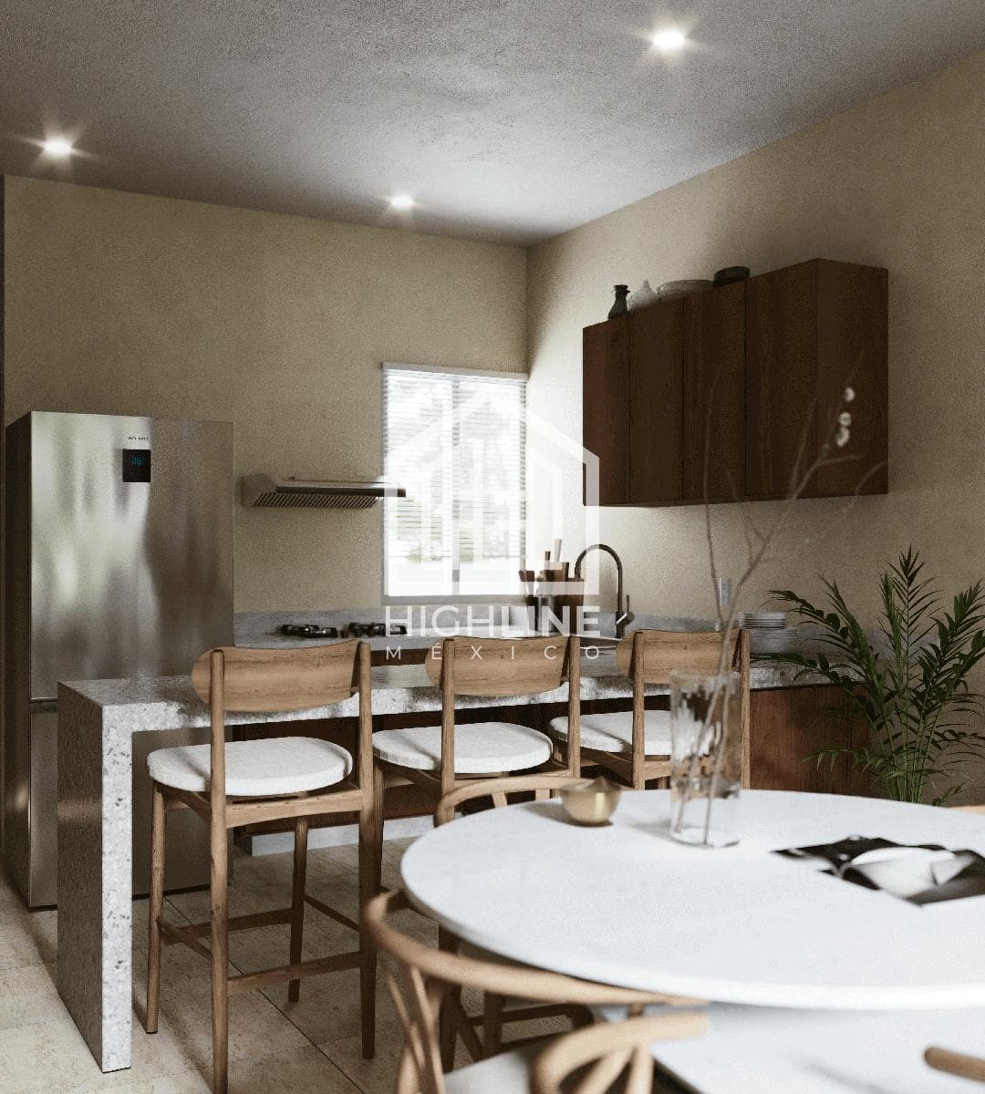 Apartment for SALE in Playa del Carmen, 2 bedrooms, terrace, with a pool
