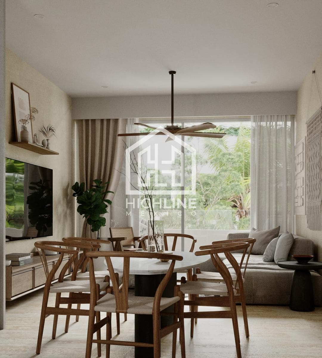 Apartment for SALE in Playa del Carmen, 2 bedrooms, terrace, with a pool
