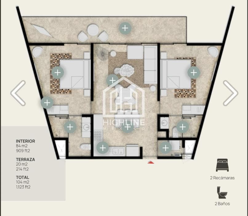 2-BEDROOM APARTMENT / FOR SALE / GOLF / PROMOTIONAL PRICE / ROI