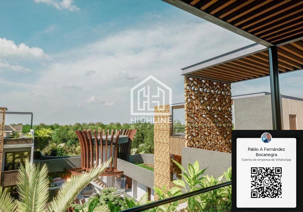 PENTHOUSE FOR SALE IN TULUM: 1 BEDROOM, PRIVATE POOL, 5 MINUTES FROM THE BEACH