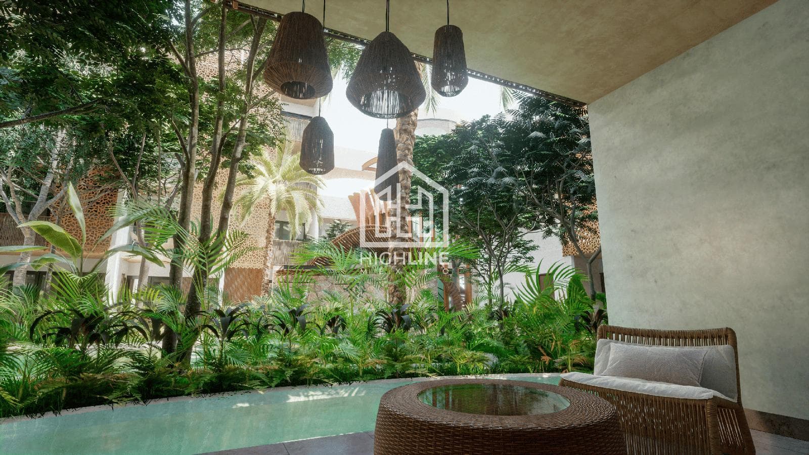 PENTHOUSE FOR SALE IN TULUM: 1 BEDROOM, PRIVATE POOL, 5 MINUTES FROM THE BEACH