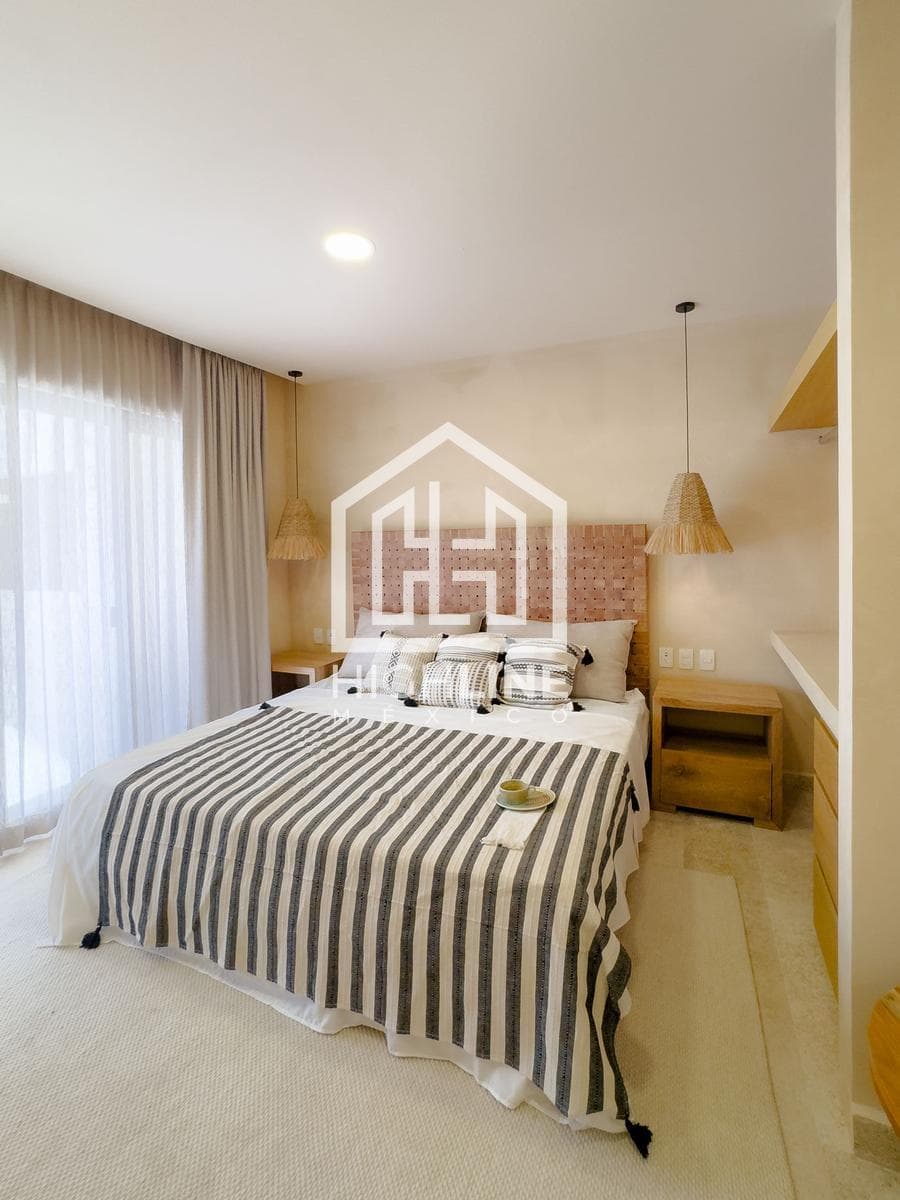 PENTHOUSE FOR SALE IN TULUM: 1 BEDROOM, PRIVATE POOL, 5 MINUTES FROM THE BEACH