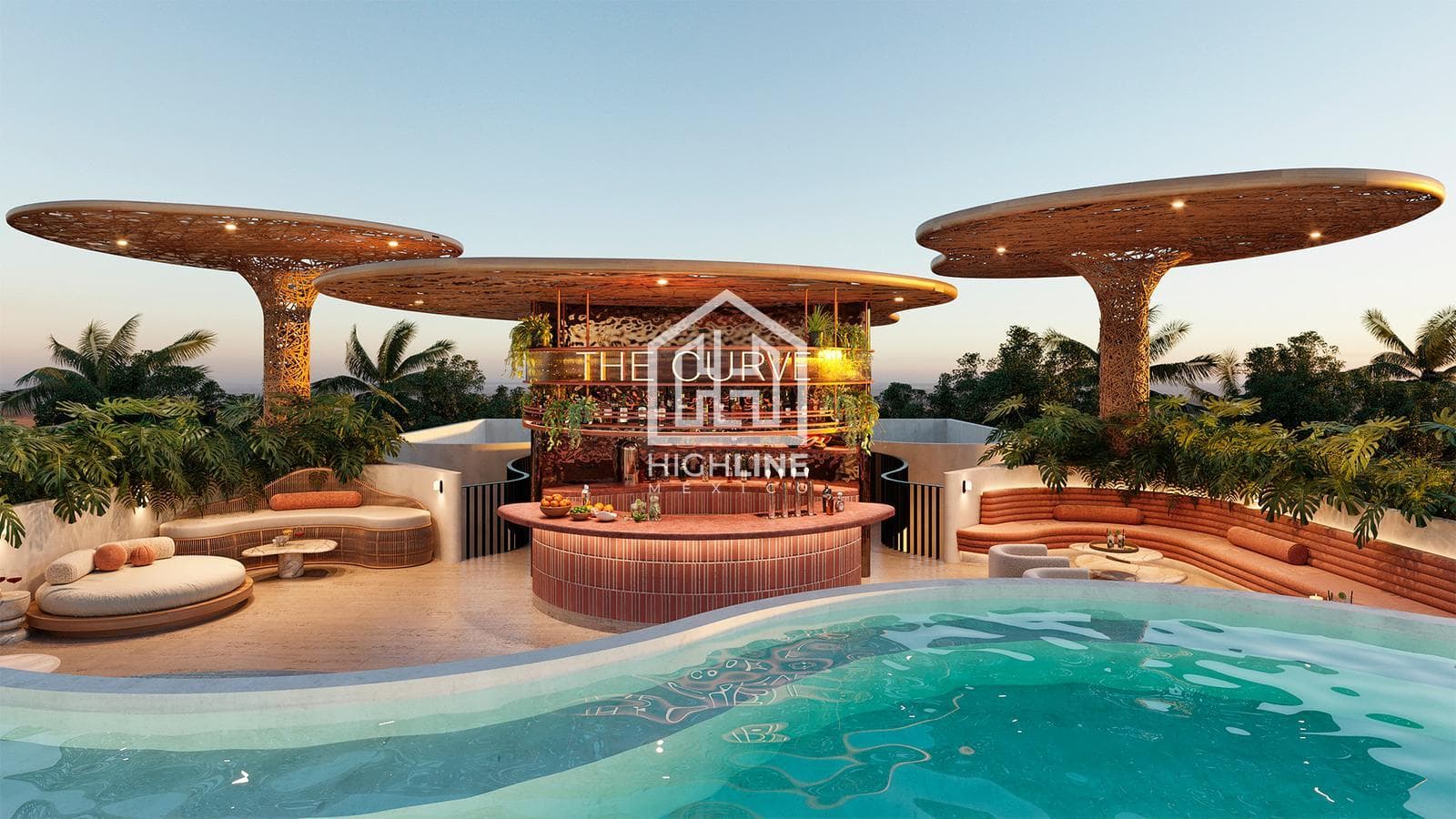 STUDIO FOR SALE IN TULUM WITH A YOGA AREA AND A POOL