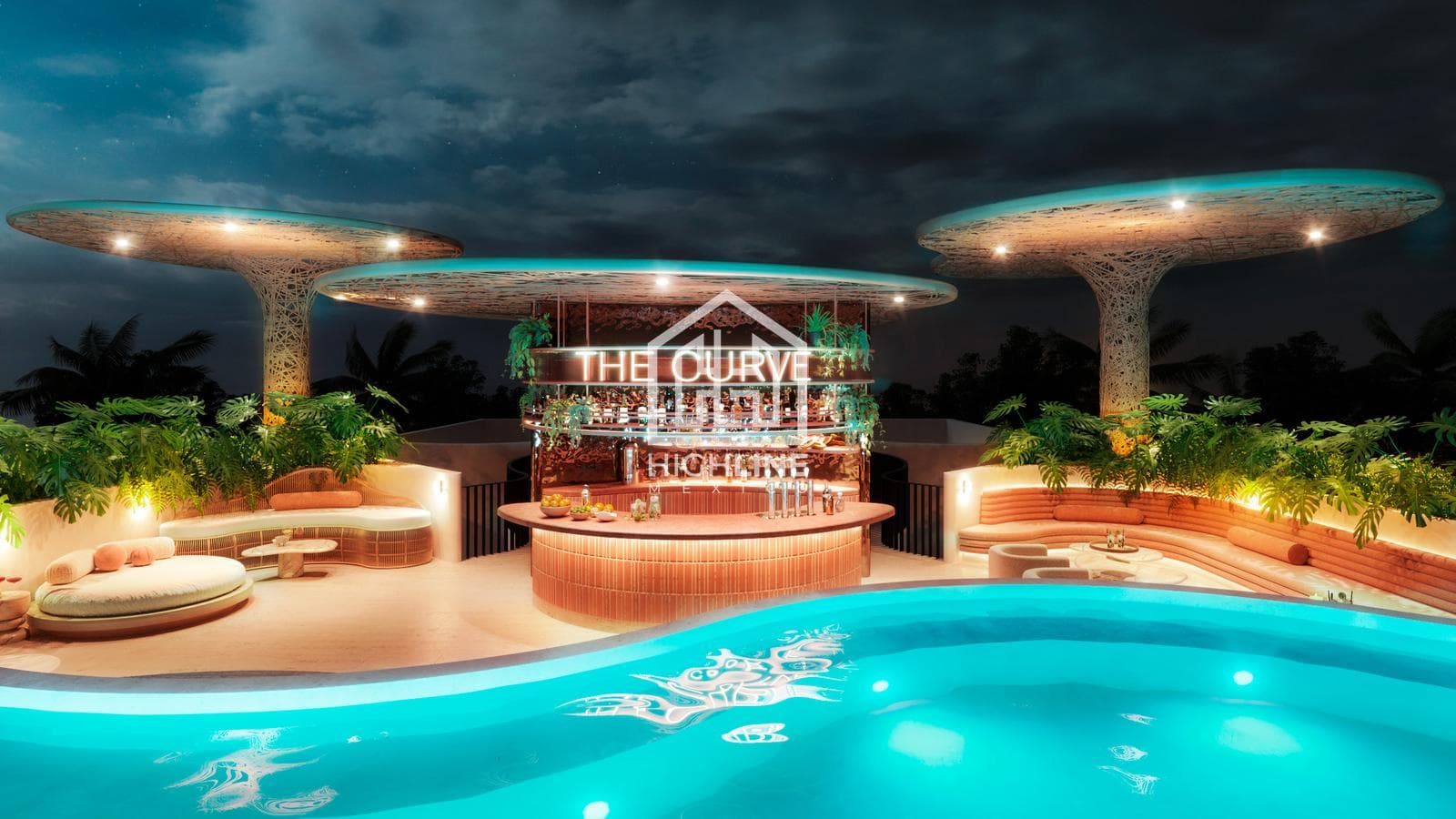 STUDIO FOR SALE IN TULUM WITH A YOGA AREA AND A POOL