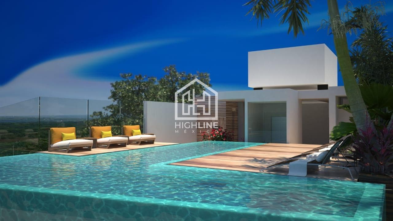 EN VENTA ESTUDIO EN TULUM CON PISCINA Y ELEVADOR