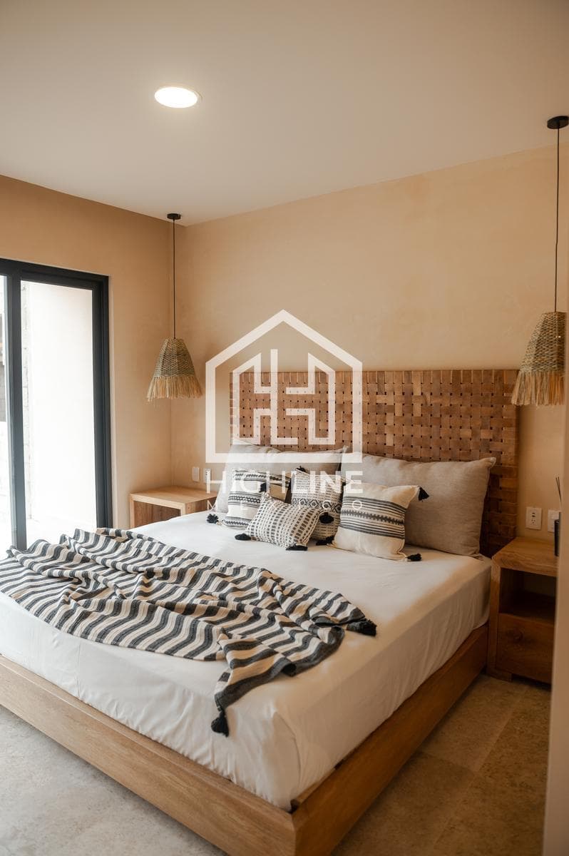 Venta Departamento 2 Habitaciones con Plunge Pool en Tulum a 7 min de la zona hotelera