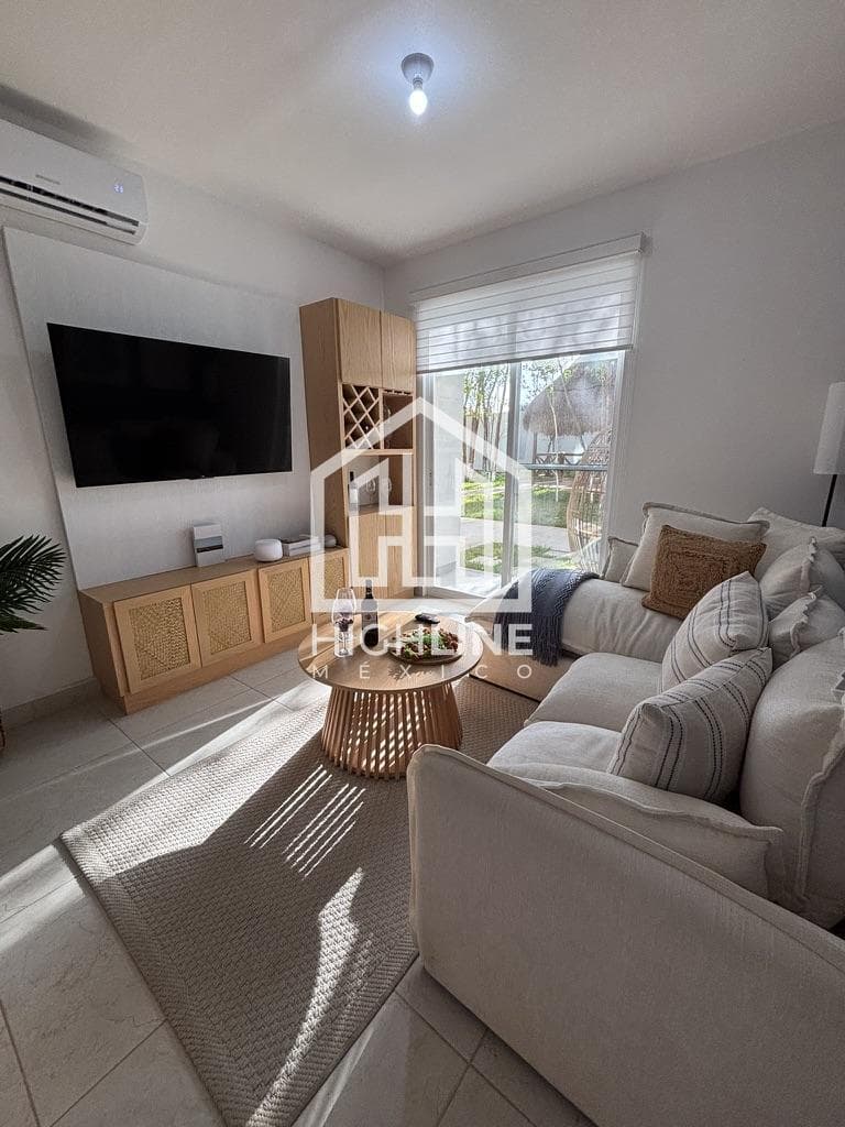 DEPARTAMENTO EN VENTA EN PLAYA DEL CARMEN, ENTREGA INMEDIATA 2 HABITACIONES