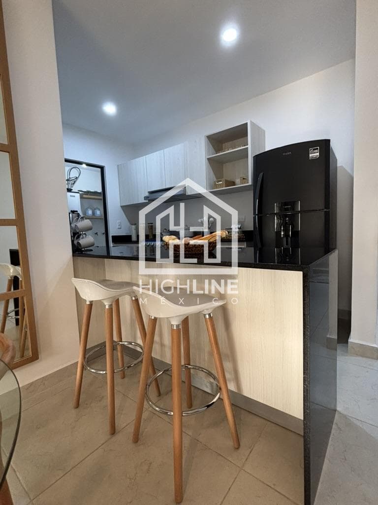 DEPARTAMENTO EN VENTA EN PLAYA DEL CARMEN, ENTREGA INMEDIATA 2 HABITACIONES