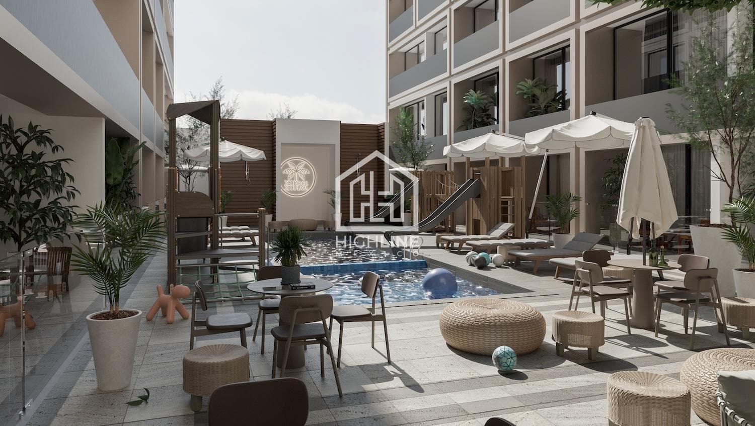 STUDIO IN PLAYA DEL CARMEN WITH A POOL, 5 MINUTES FROM THE BEACH, WITH A YOGA AREA
