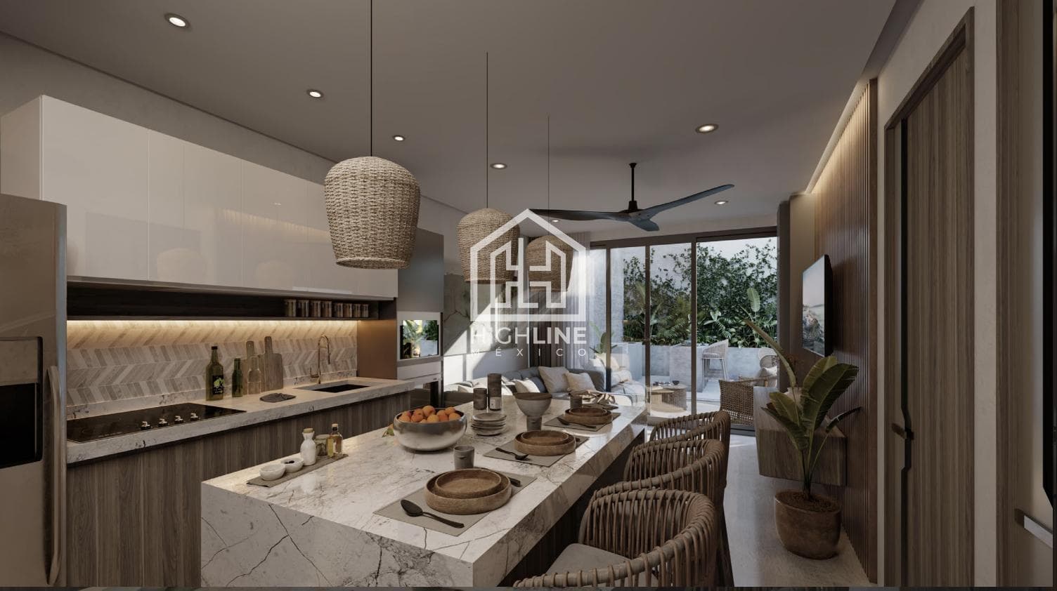 1-BEDROOM APARTMENT IN TULUM, 2 MINUTES FROM THE BEACH, WITH A POOL AND GYM