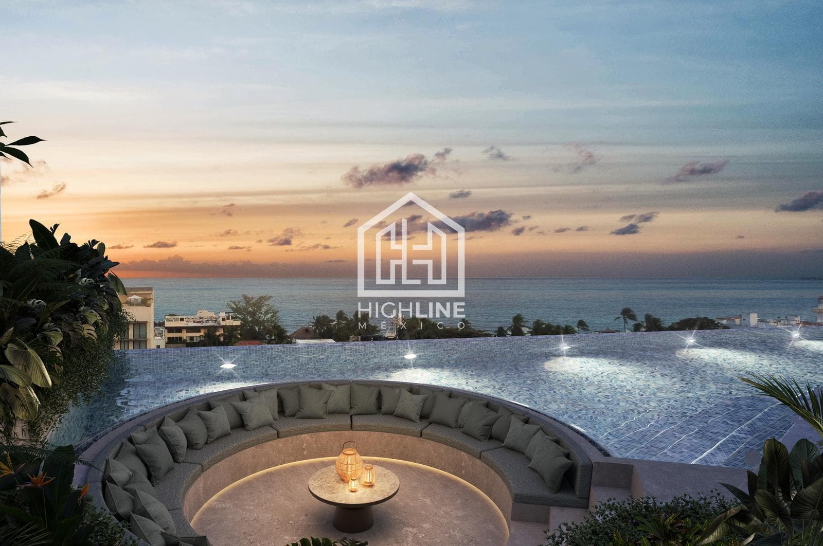 2-BEDROOM APARTMENT | PLAYA DEL CARMEN | 360 STEPS FROM THE BEACH | WITH A 2,000 M² ROOFTOP