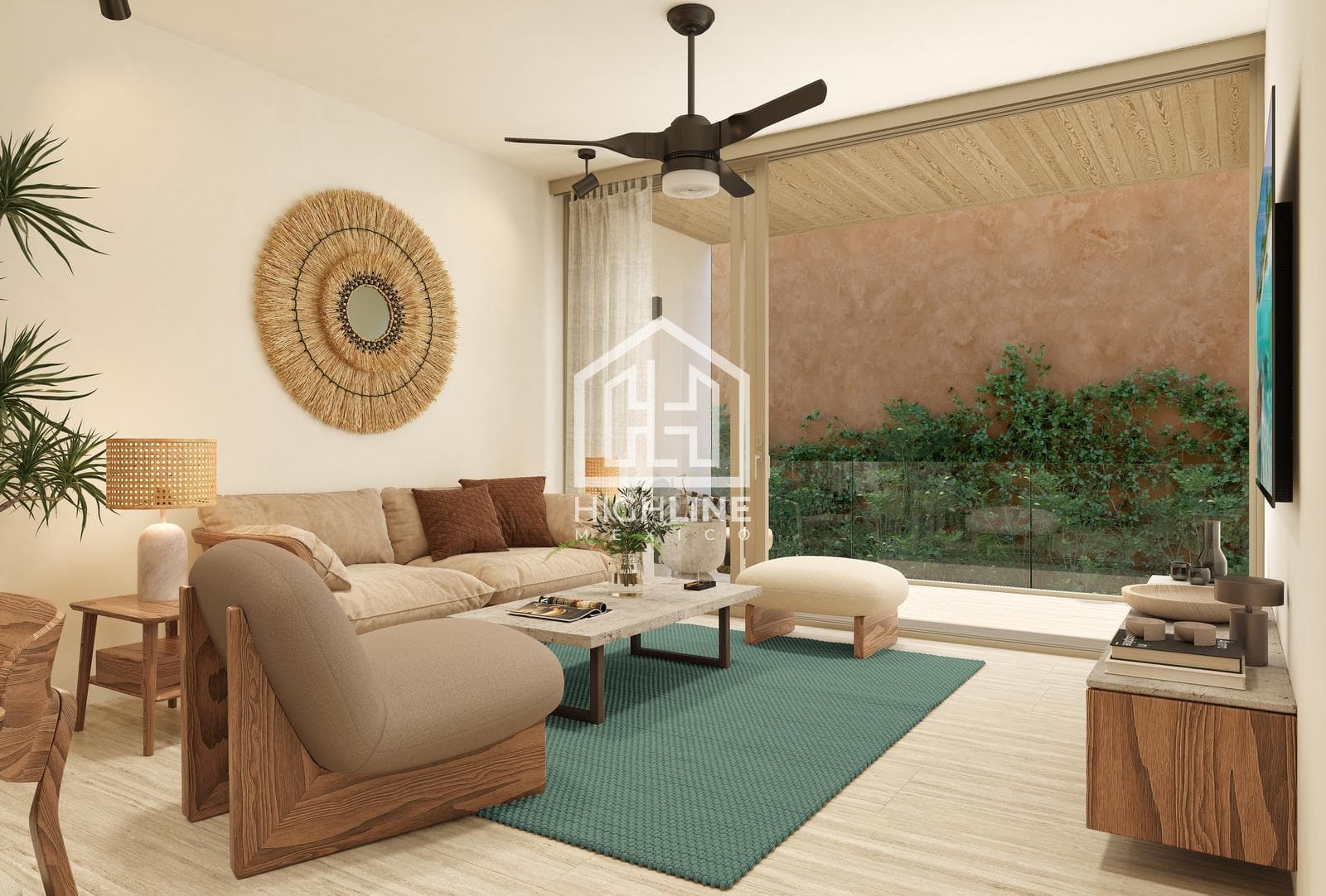 2-BEDROOM APARTMENT | PLAYA DEL CARMEN | 360 STEPS FROM THE BEACH | WITH A 2,000 M² ROOFTOP