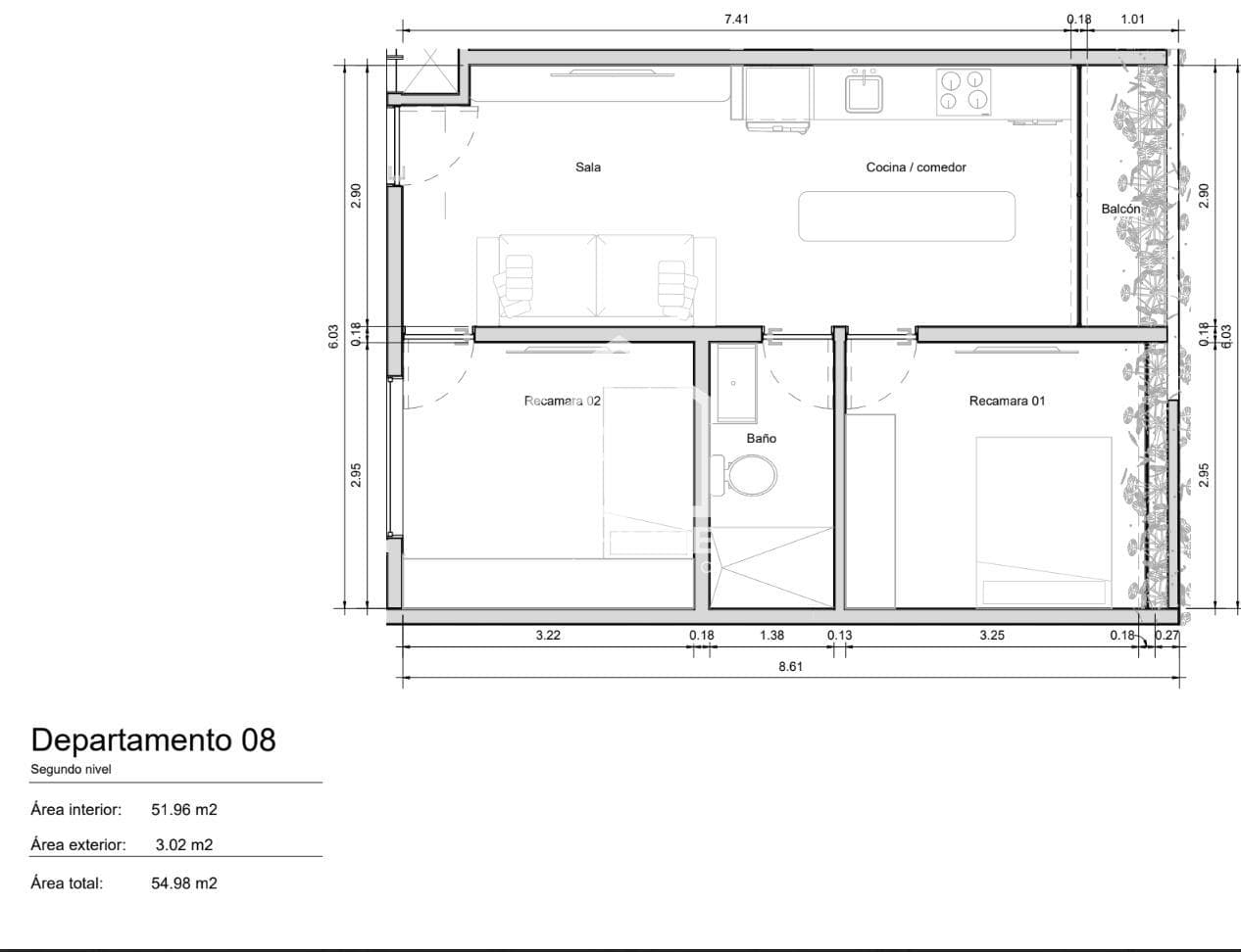 DEPARTAMENTO 2 RECAMARAS/ PREVENTA/ 6 MINUTOS DEL MAR / ALTA PLUSVALIA Y RENTABILIDAD.