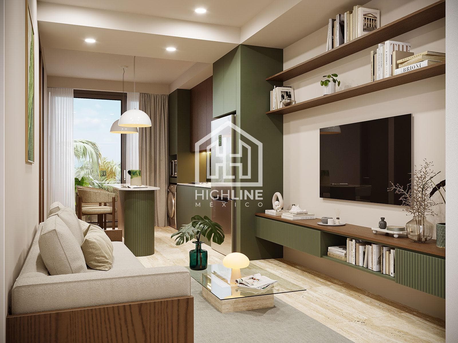 2-BEDROOM APARTMENT / PRE-SALE / 6 MINUTES FROM THE OCEAN / HIGH APPRECIATION POTENTIAL AND RETURN ON INVESTMENT.